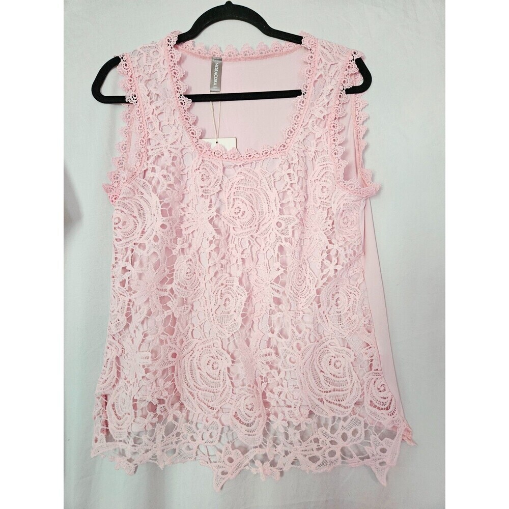 Noracora Tank top Lace Pink Large